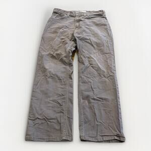 Carhartt Mens Gray Relaxed Fit Rugged Flex Carpenter Pants Size 32x30 102517